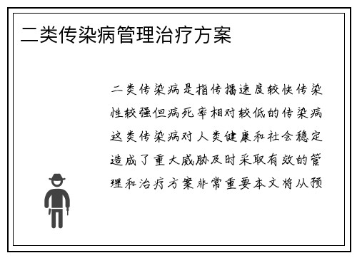 二类传染病管理治疗方案
